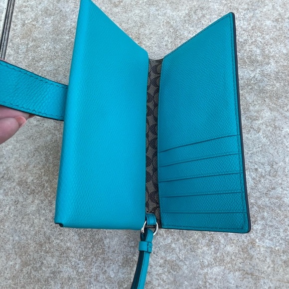 Coach Leather Wristlet - Picture 9 of 9